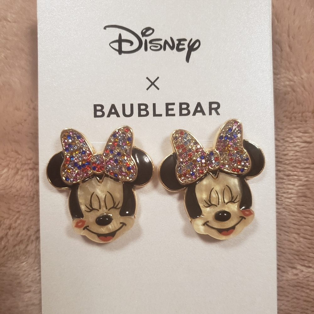 Minnie Mouse Baublebar stud earings